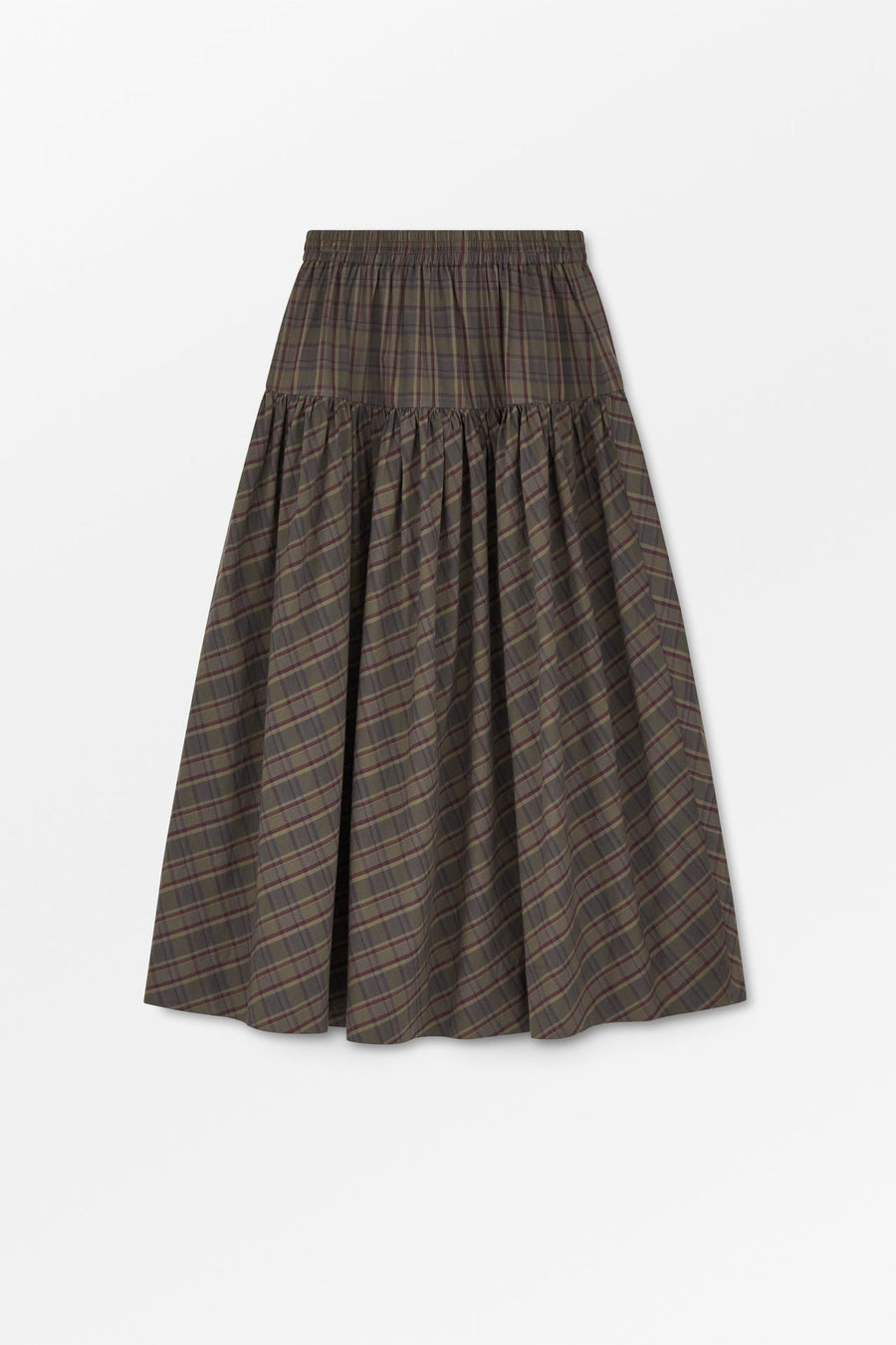 LILI SKIRT - RED/GREEN CHECK