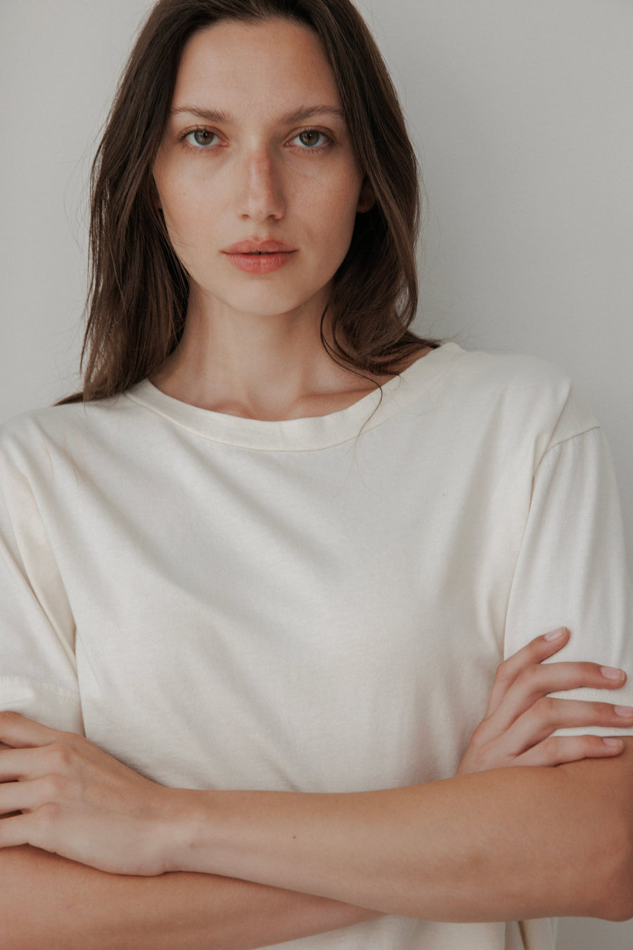 BOXY TEE - NATURAL
