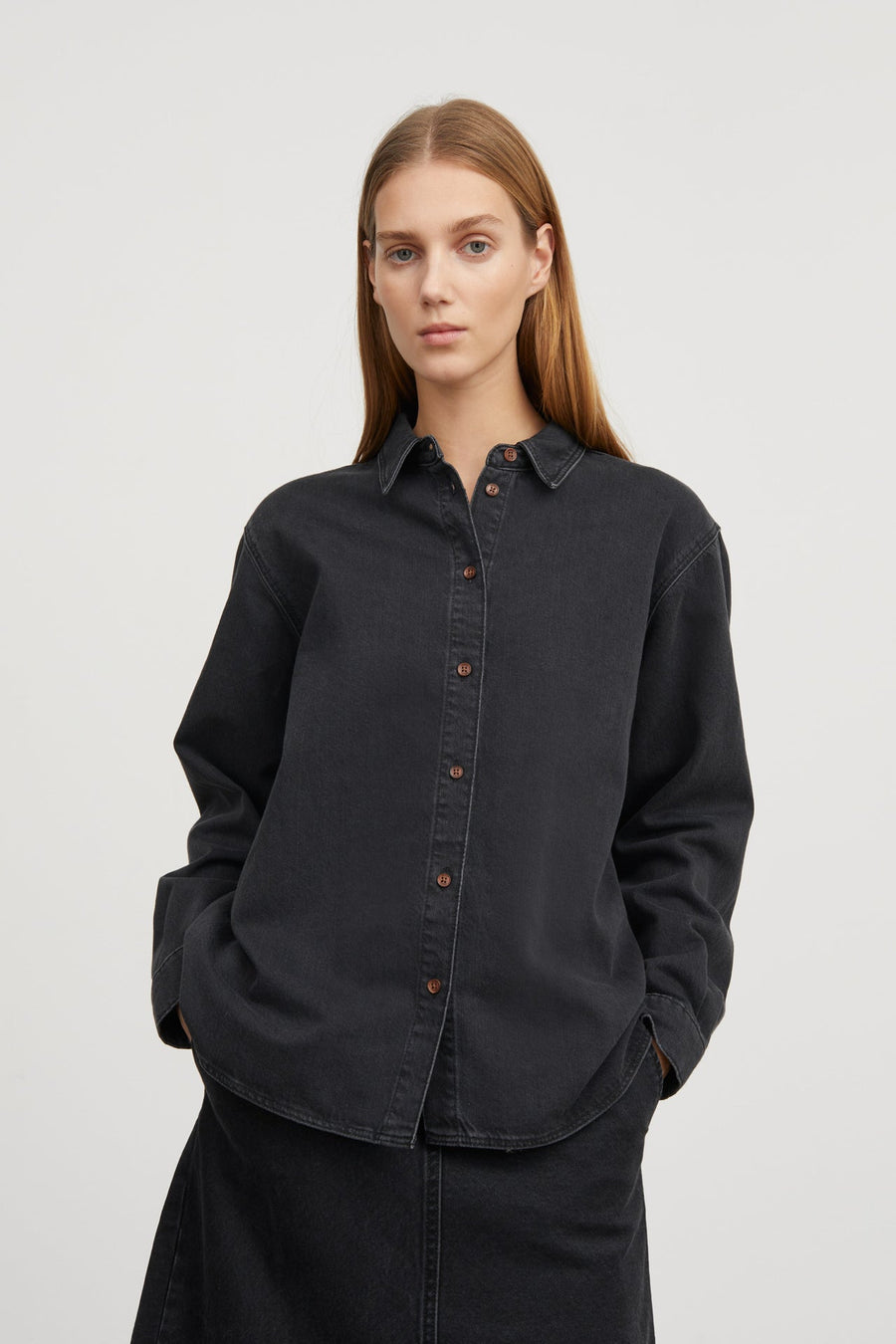 MILLINGTON SHIRT - VINTAGE BLACK