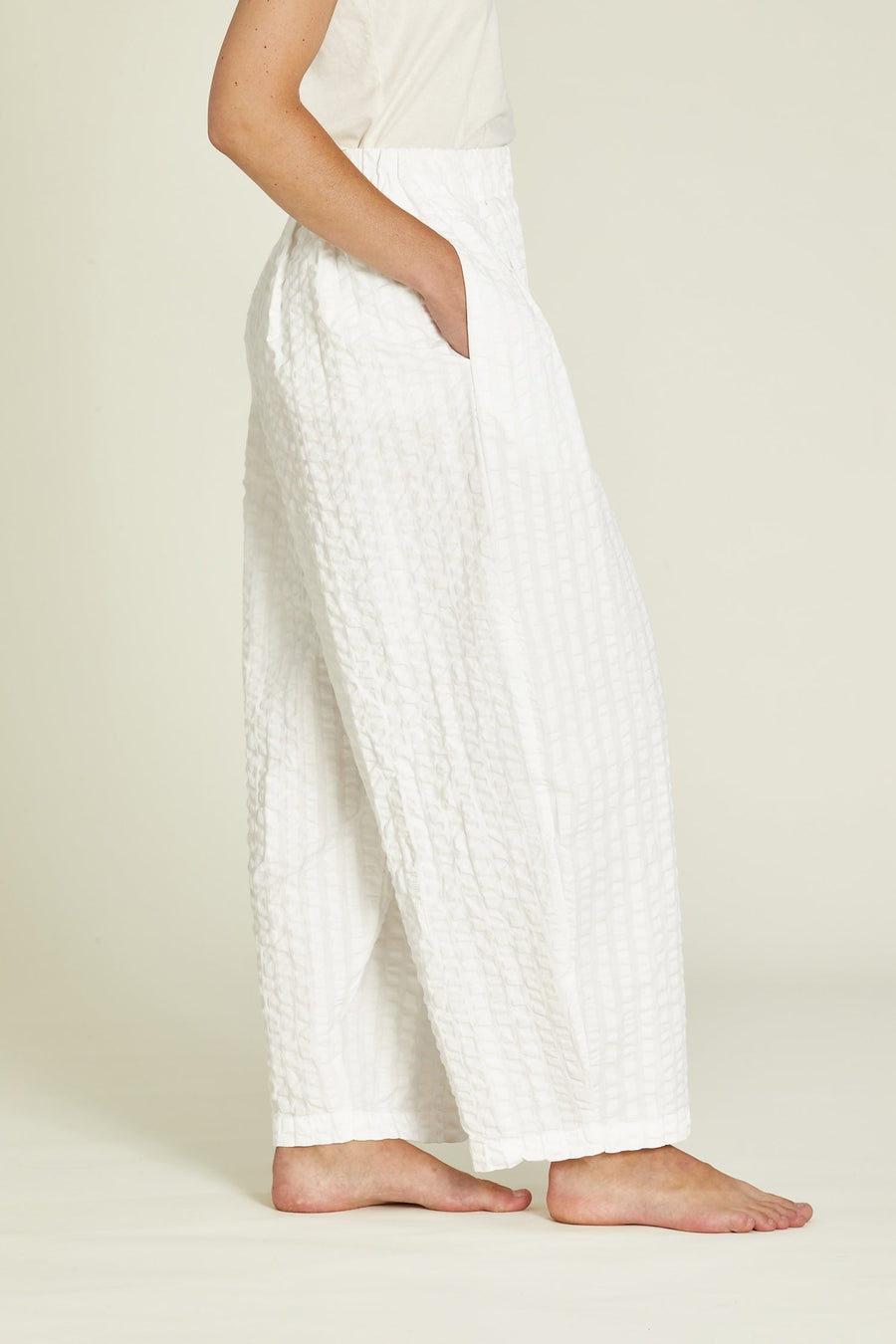 WIDE PANT - WHITE