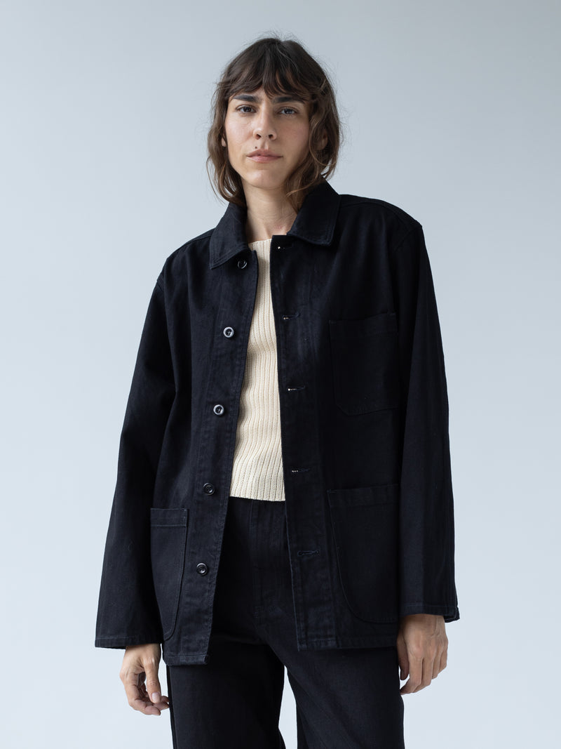 CHORE COAT - ONYX RINSE