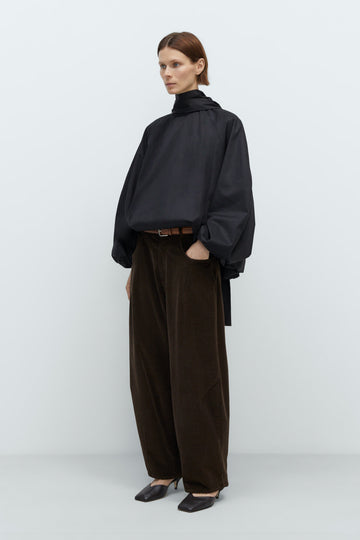 CORDUROY BAGGY PANT - BROWN