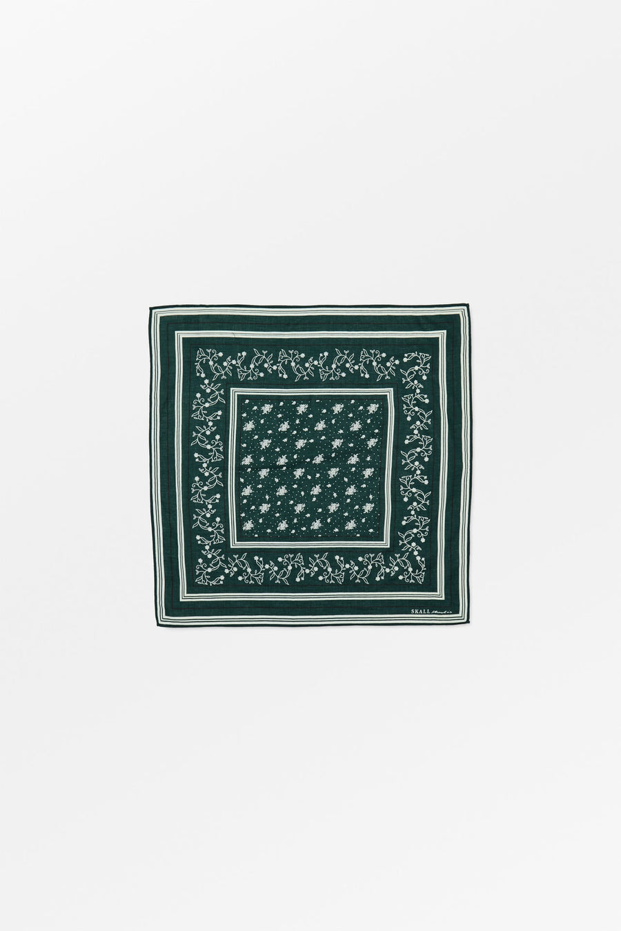 CLASSIC SCARF 50x50 - PINE GREEN