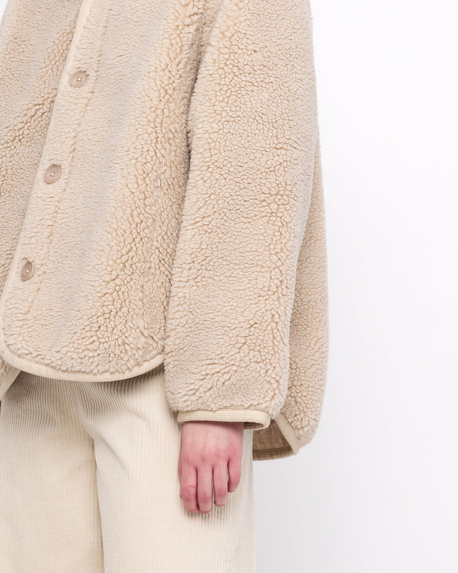 CURLY JACKET - BEIGE