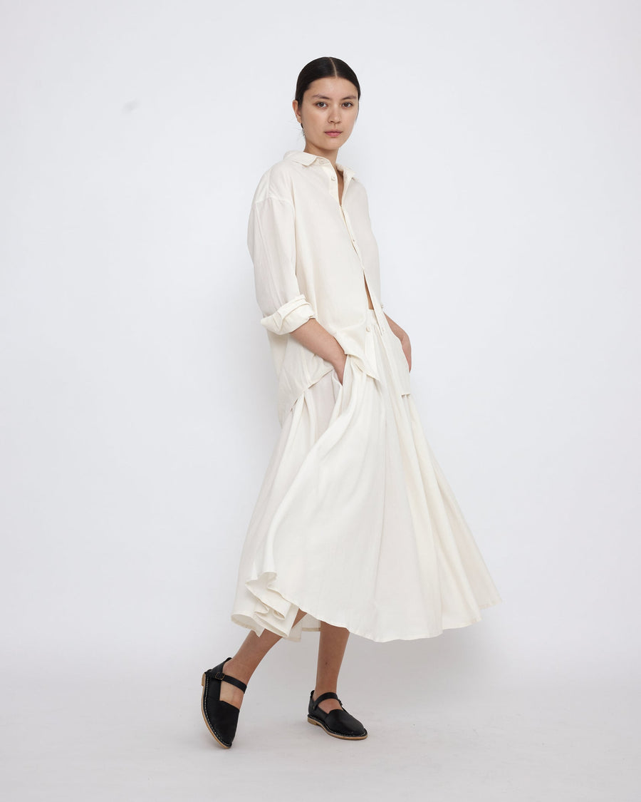 SOFT PRAIRIE SKIRT - ANTIQUE WHITE