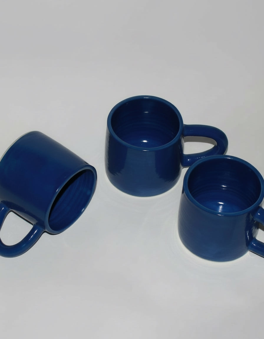 HANDMADE CERAMIC MUG - COBALT