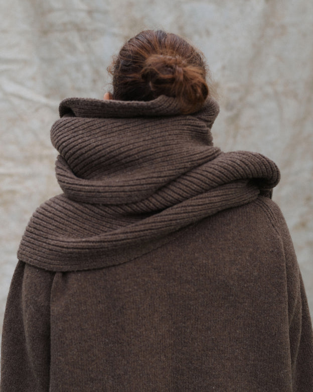 MEA SCARF - BUREL BROWN