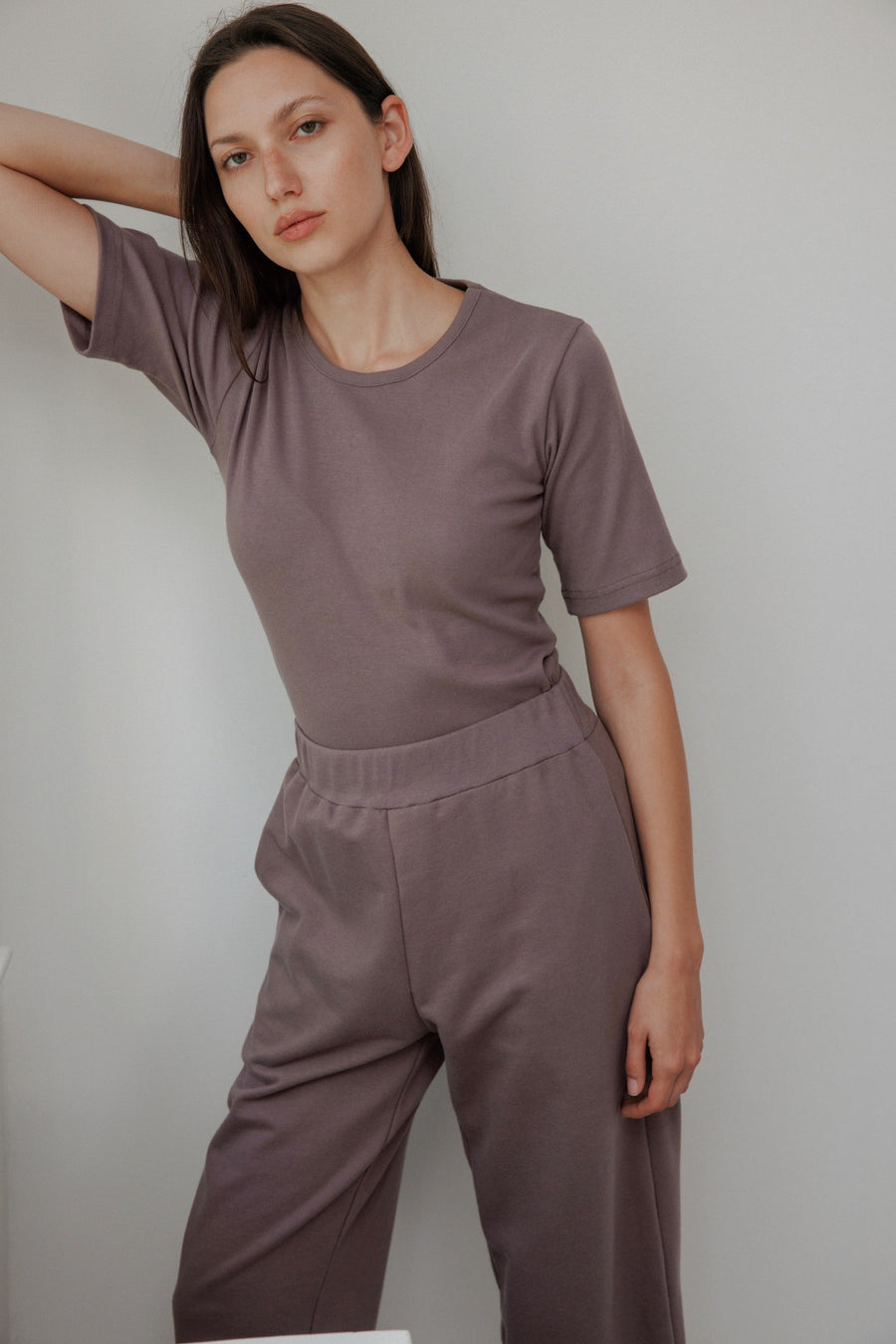 RIB TEE - MUSHROOM