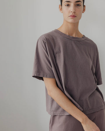 BOXY TEE - MUSHROOM