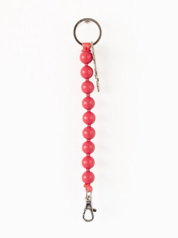 SHORT KEYHOLDER - BIG PERLEN - RASPBERRY