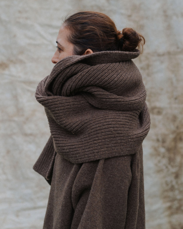 MEA SCARF - BUREL BROWN