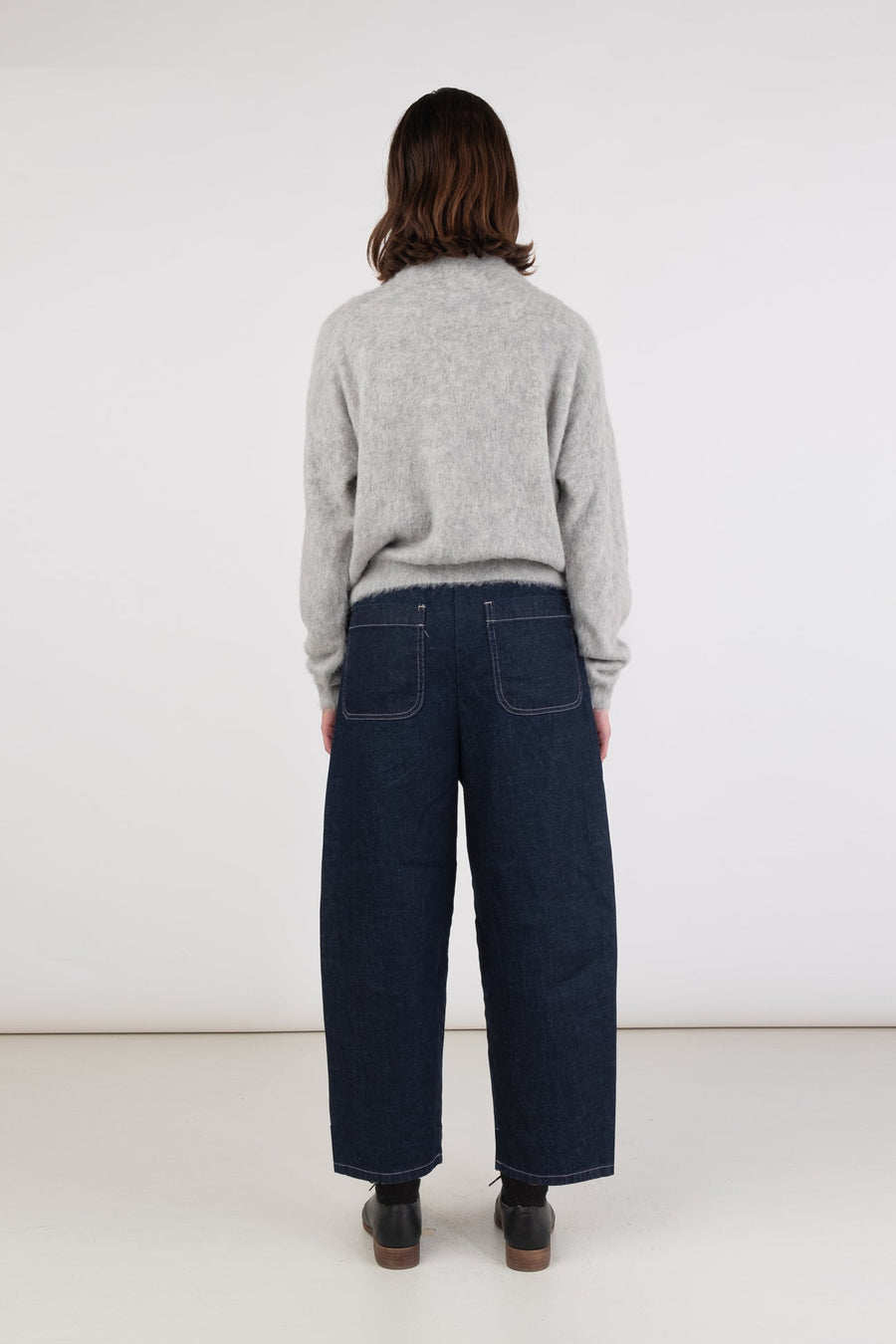 BARREL PANT - DARK INDIGO