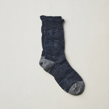 ORGANIC COTTON PLOOT SOCKS - NAVY