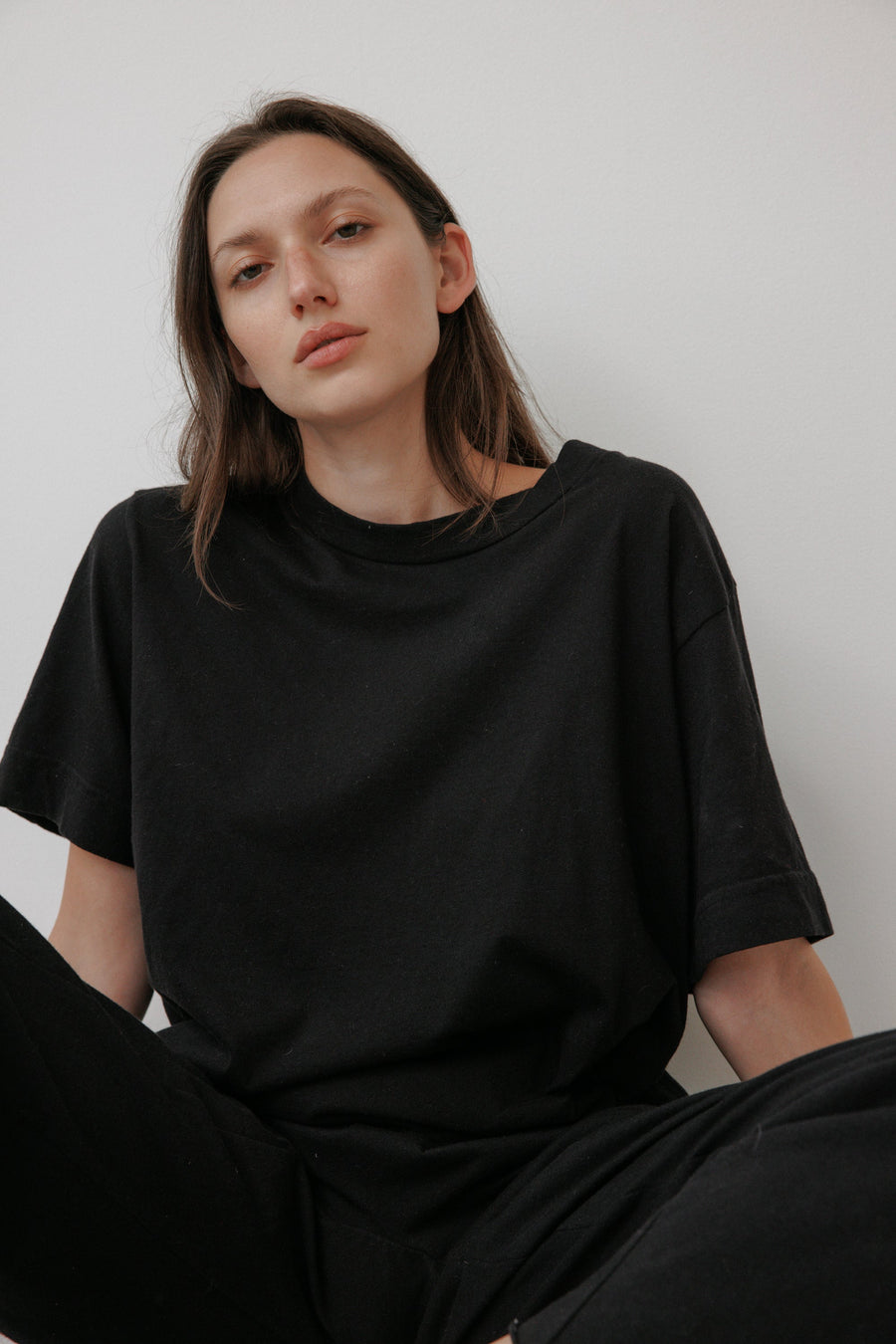 BOXY TEE - BLACK