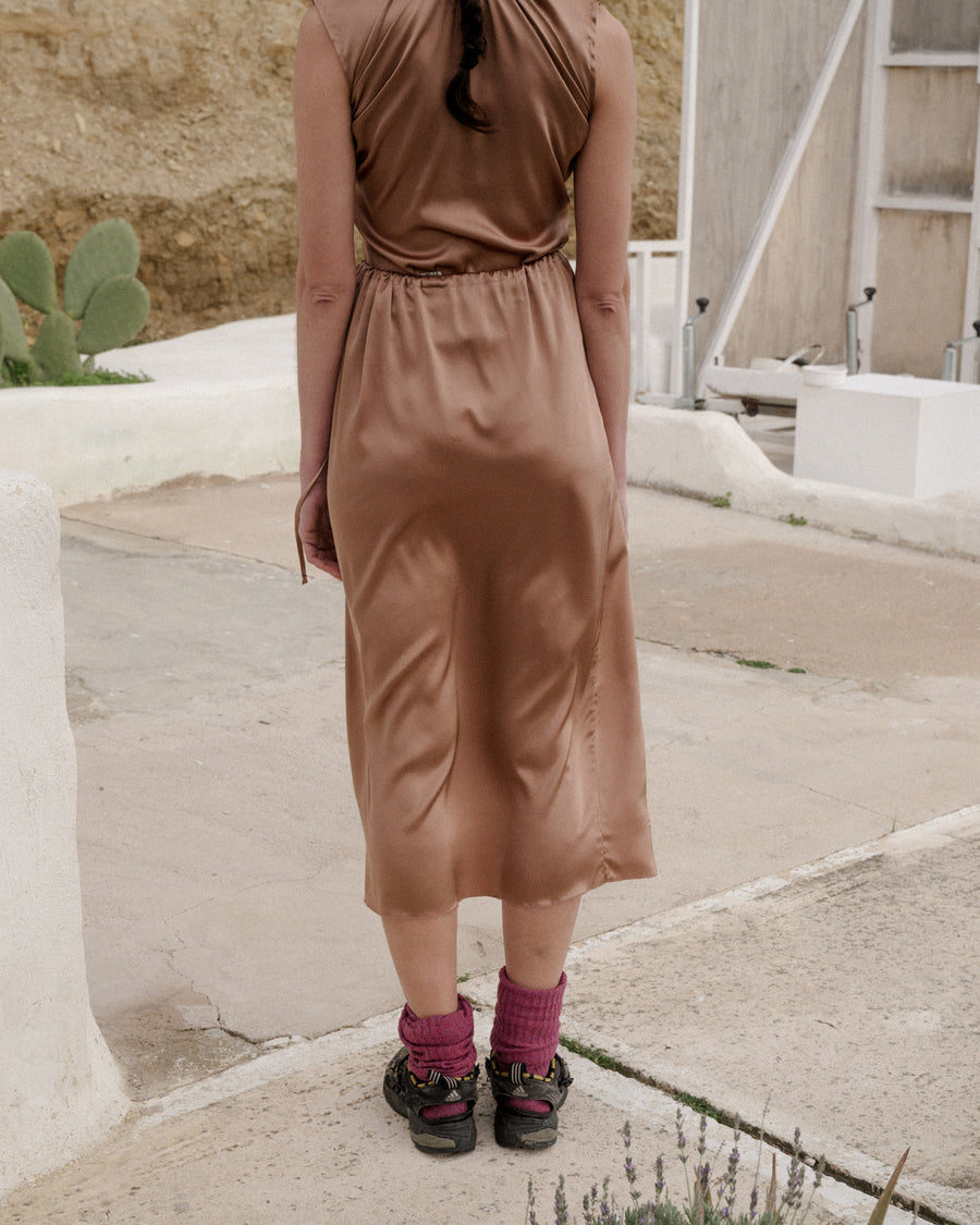 MAX SKIRT -  BROWN