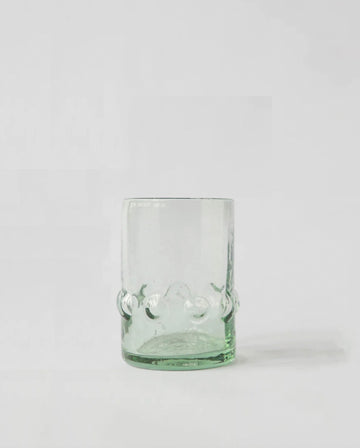 HANDBLOWN DOT GLASS - SHORT