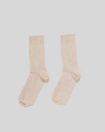 RIB ANKLE SOCK -  HAPTIC