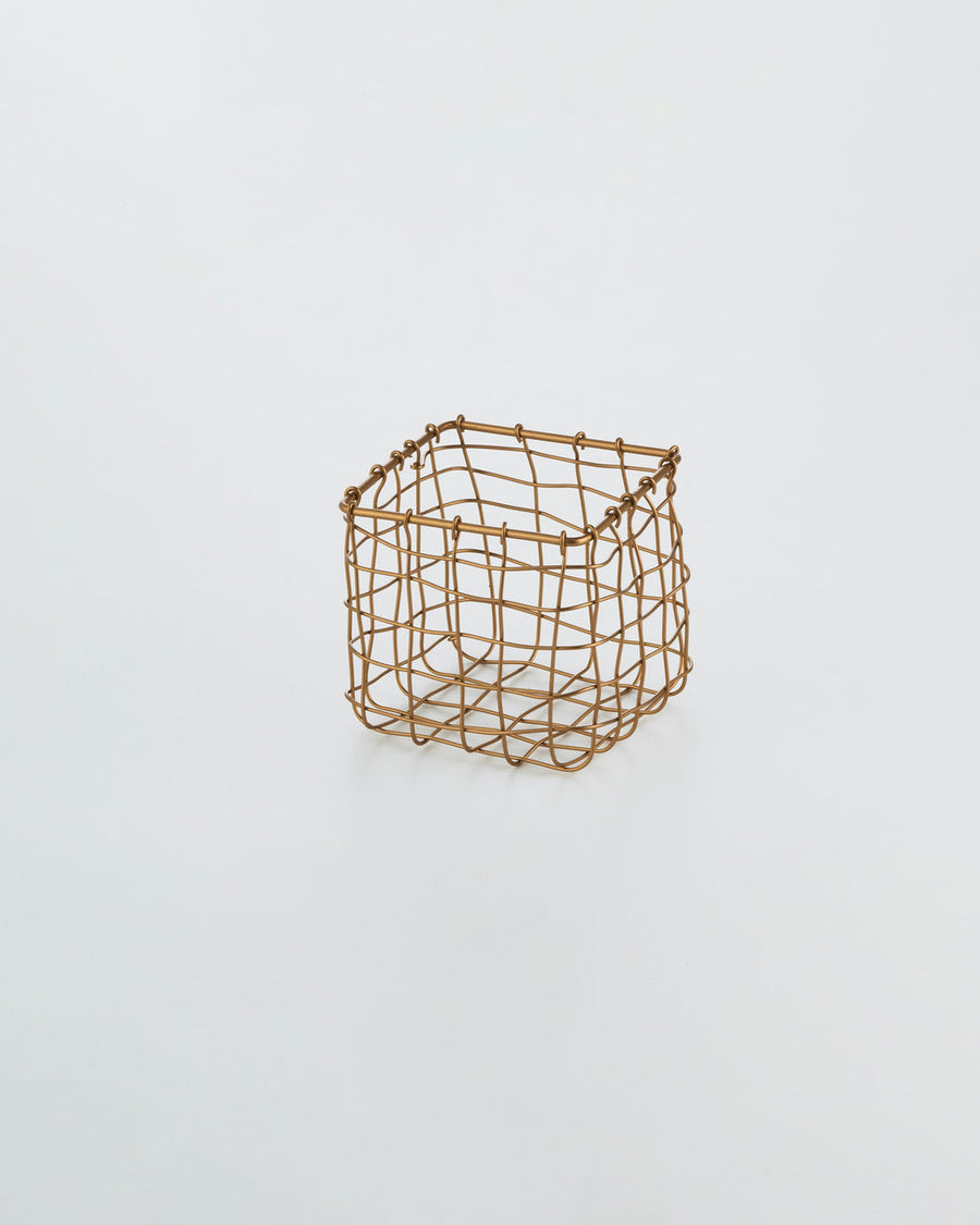 BRASS BASKET - SQUARE