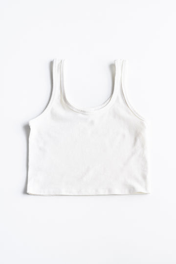 SPORTY TANK - WASHED WHITE