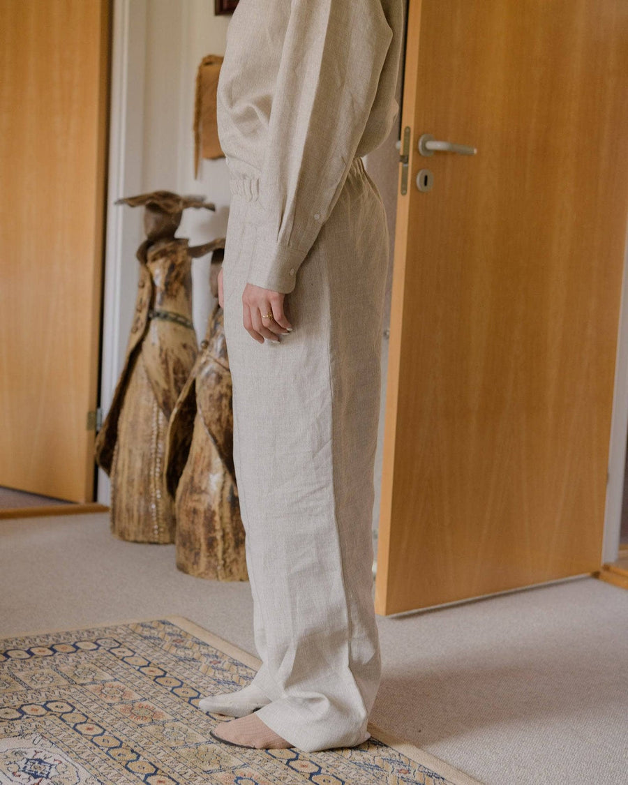 OLE PANTS - UNDYED LINEN – OPEN HOUSE