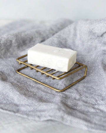 BRASS SOAP STAND